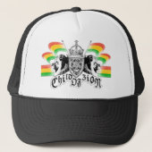 Rasta Reggae Royal Crest Trucker Pet (Voorkant)