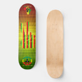 Rasta Reggae Skateboard (Voorkant)