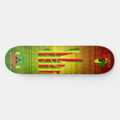 Rasta Reggae Skateboard (Horizontaal)