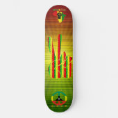 Rasta Reggae Skateboard (Voorkant)