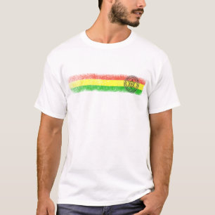 Rasta Reggae Star en Cross T-shirt