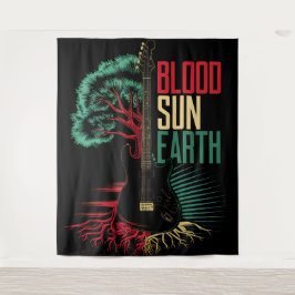 RASTA REGGAE WANDTAPIJT WANDKLEED