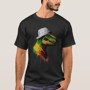 Rasta Rex Stijlvolle Rastafari Reggae & Jamaica Vi T-shirt