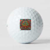 "Rasta ritmes" Golfballen (Voorkant)