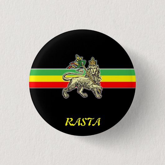 RASTA RONDE BUTTON 3,2 CM (Voorkant)