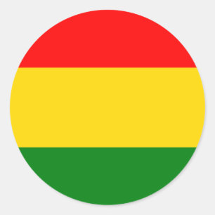 Rasta Ronde Sticker