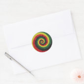 Rasta Ronde Sticker (Envelop)