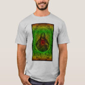 Rasta Sacred Heart of Jesus T (raglan) T-shirt (Voorkant)