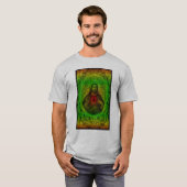 Rasta Sacred Heart of Jesus T (raglan) T-shirt (Voorkant volledig)