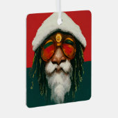 Rasta Santa I Ornament (Voorkant Rechts)