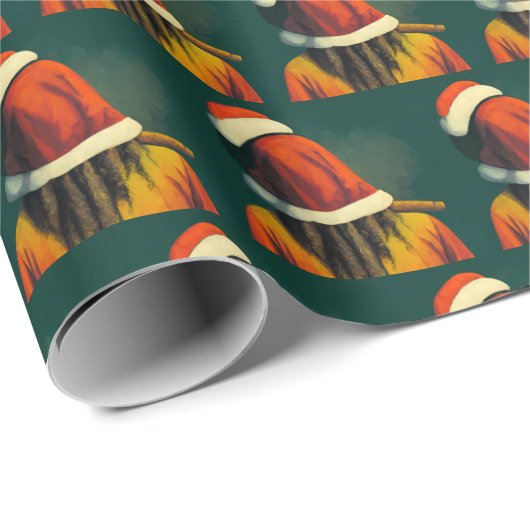 Rasta Santa II Cadeaupapier (Rol Hoek)