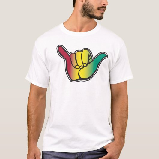Rasta Shaka T-shirt (Voorkant)