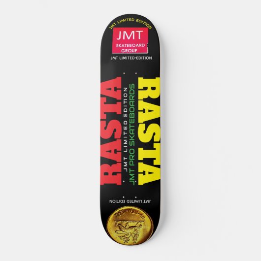 RASTA. Skateboard (Voorkant)
