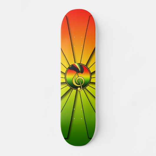 Rasta Skateboard (Voorkant)