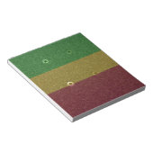 Rasta Skateboard Griptape Notitieblok (Schuin)