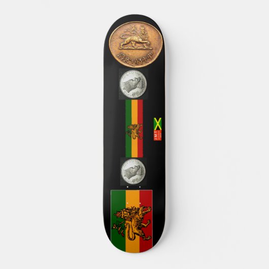 RASTA-skateboard Persoonlijk Skateboard (Voorkant)