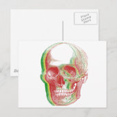 Rasta Skull Briefkaart (Voorkant / Achterkant)