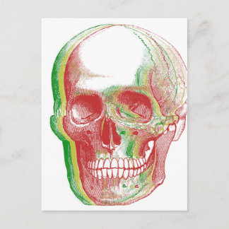 Rasta Skull Briefkaart