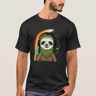 Rasta Sloth Stijlvolle Rastafari Reggae & Jamaica  T-shirt