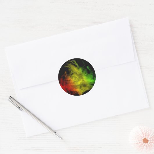 Rasta Smoke Sticker (Envelop)