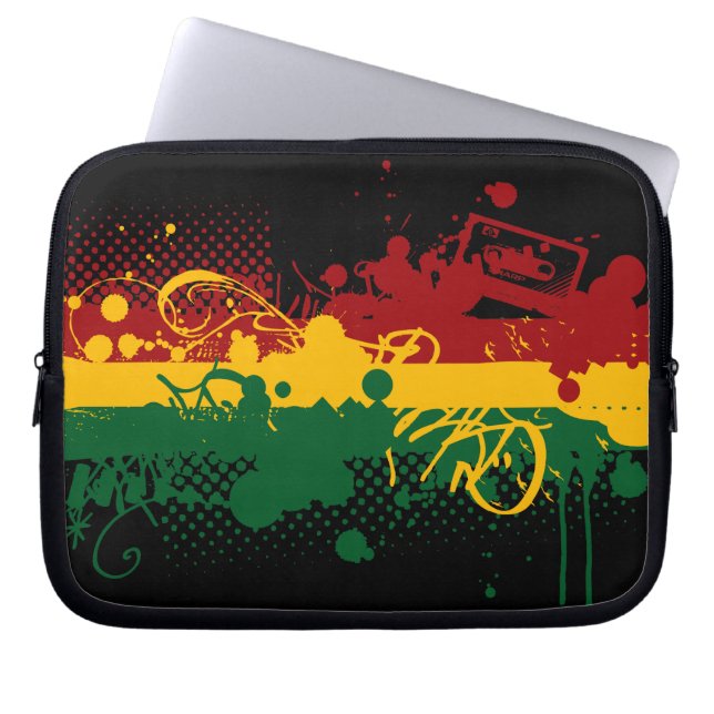 Rasta Soul Laptop Sleeve (Voorkant)
