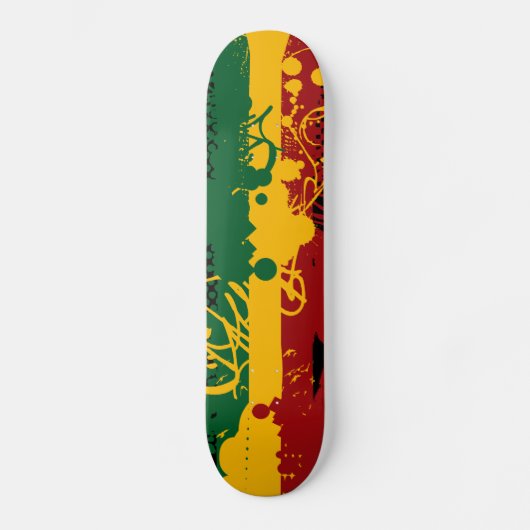 Rasta Soul Persoonlijk Skateboard (Voorkant)