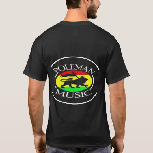 Rasta sound Poleman T-shirt (Achterkant)