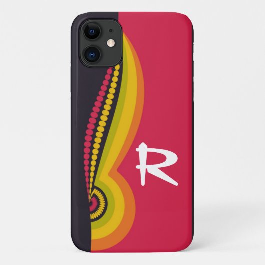 Rasta Sounds Funky Kleuren Case-Mate iPhone Case (Achterkant)