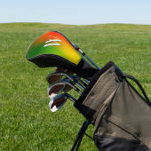 Rasta Splash of Color Golfheadcover (Insitu)
