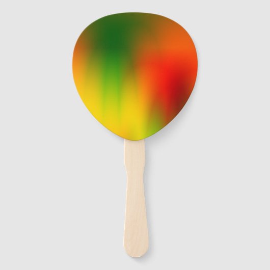 Rasta Splash of Color Handwaaier (Voorkant)