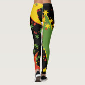 Rasta Star Spangled-Leggings Leggings (Achterkant)