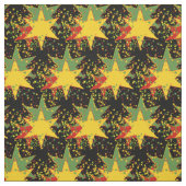 Rasta Starburst Fabric in de Rasta Colors Stof (Swatch)