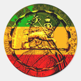 Rasta Sticker Leeuw Koning van Juda