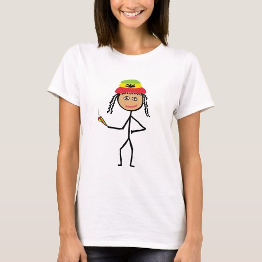 Rasta Stokvrouw T-shirt (Voorkant)