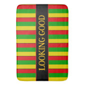 Rasta Striped Ziet er goed uit Quote Badmat (Voorkant Verticaal)