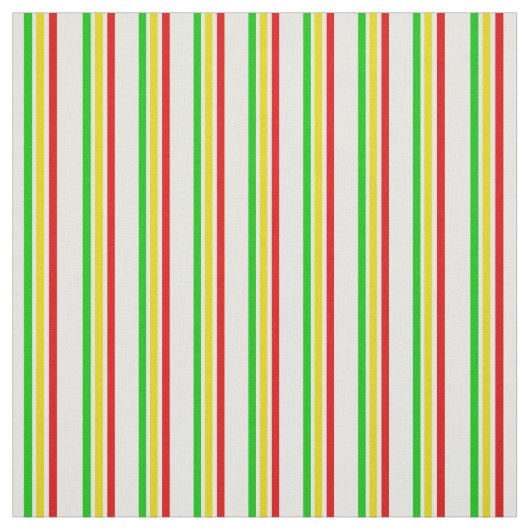 Rasta Stripes Fabric Stof (Swatch)