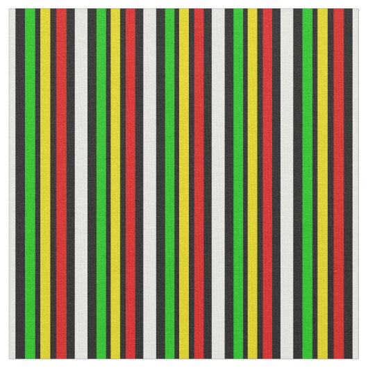 Rasta Stripes met zwart Stof (Close Up)