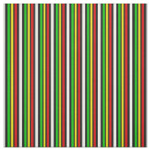 Rasta Stripes met zwart Stof (Swatch)