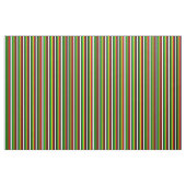 Rasta Stripes met zwart Stof (Fat Quarter)