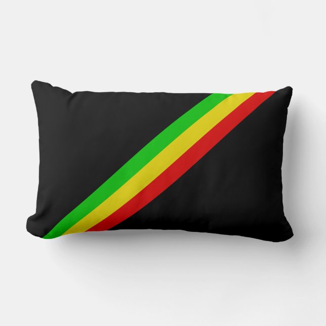 Rasta Stripes Pillow Kussen (Voorkant)