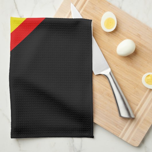 Rasta Stripes Theedoek (Quarter Fold)