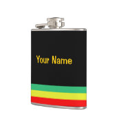 Rasta-stripkolf Heupfles (Links)