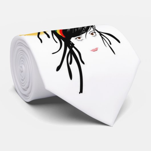 rasta stropdas (Opgerold)