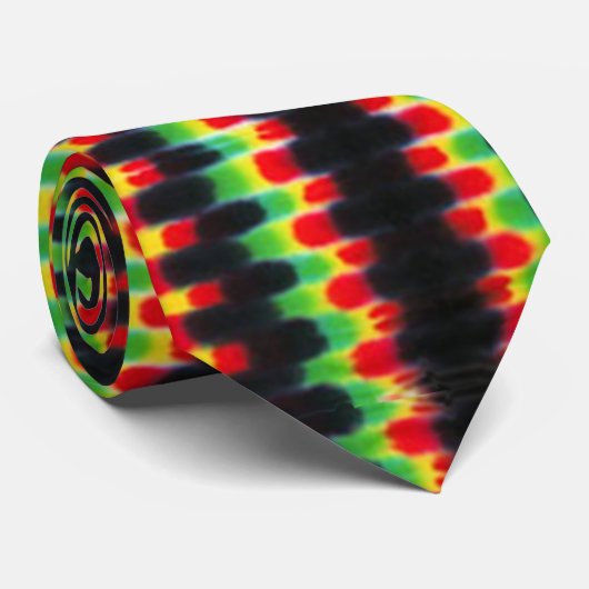 Rasta Stropdas-Dye Stropdas (Opgerold)