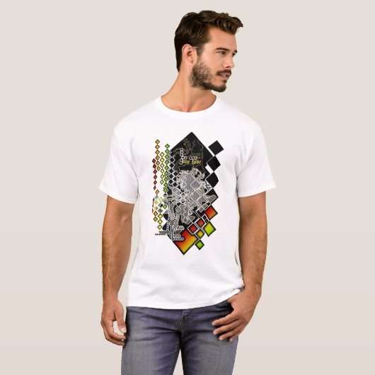 rasta_t-shirt t-shirt (Voorkant volledig)
