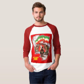 RASTA-T-SHIRT T-SHIRT (Voorkant volledig)