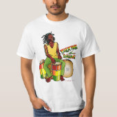 Rasta Talking Drums T-Shirt (Voorkant)