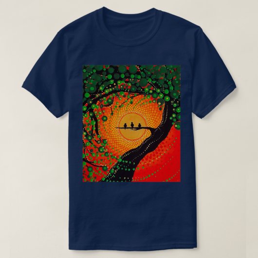 Rasta Three Little Birds 1 T-shirt (Design voorkant)