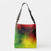 Rasta Tie Dye Canvas tas (Achterkant)