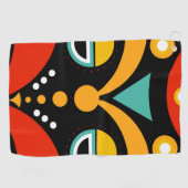 Rasta Tribal Mask Golfhanddoek (Horizontaal)
